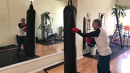 86 year old Ron Boxing